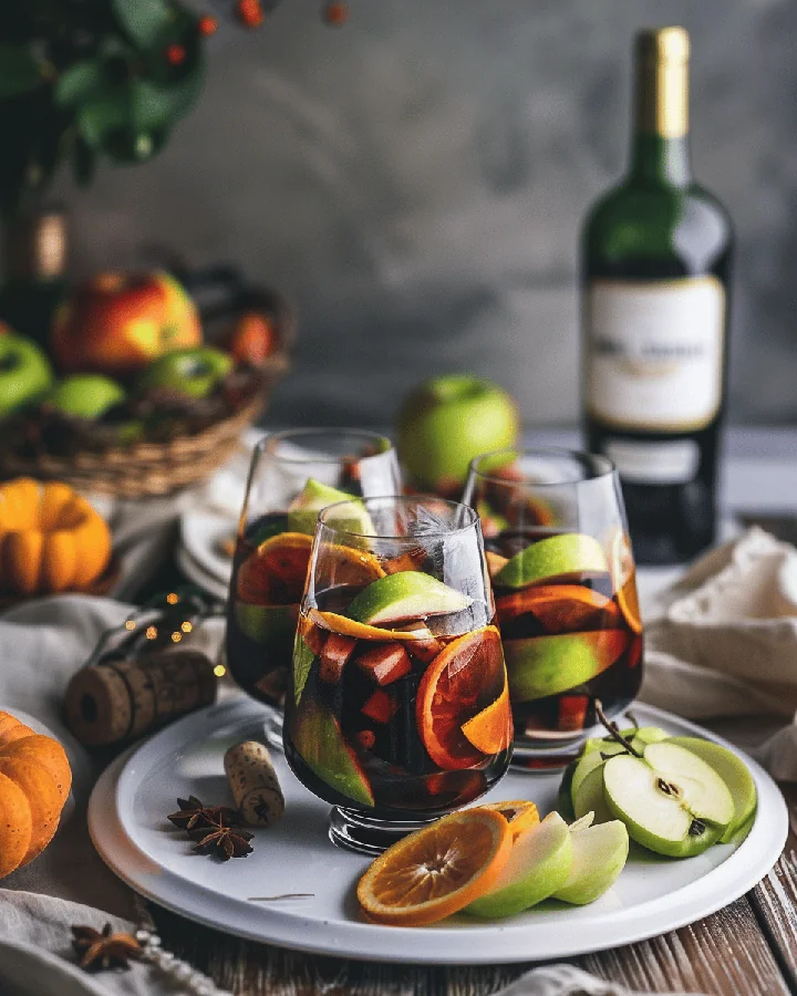 Parfait Enchantement dAutomne : Délice de Sangria Épicée