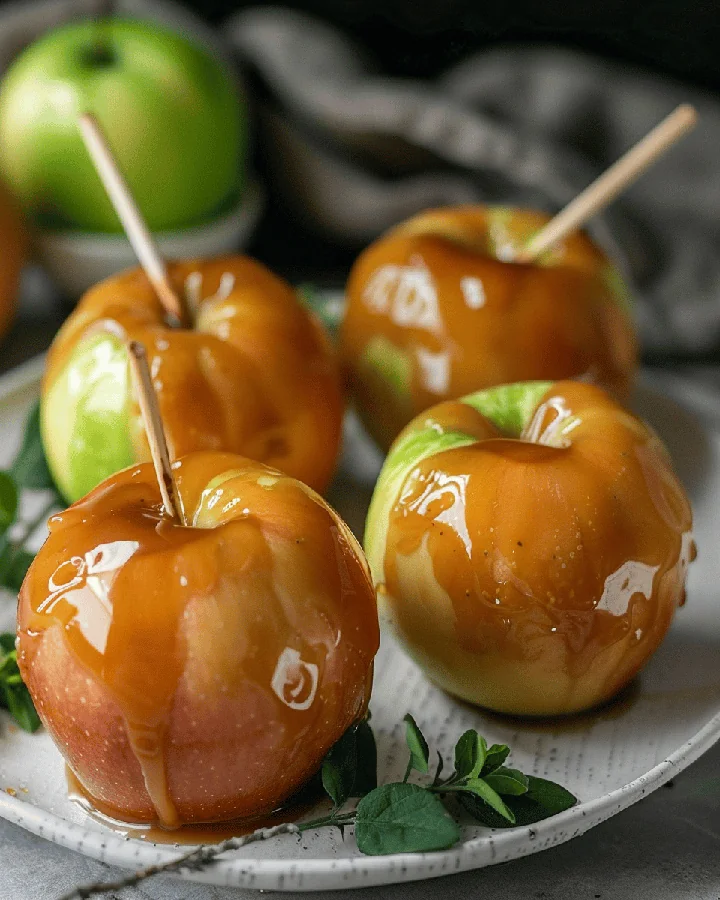 Parfait Bouchées de pommes au caramel fantomatiques