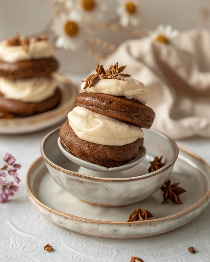 Parfait Whoopie pies à la citrouille et beurre de pomme